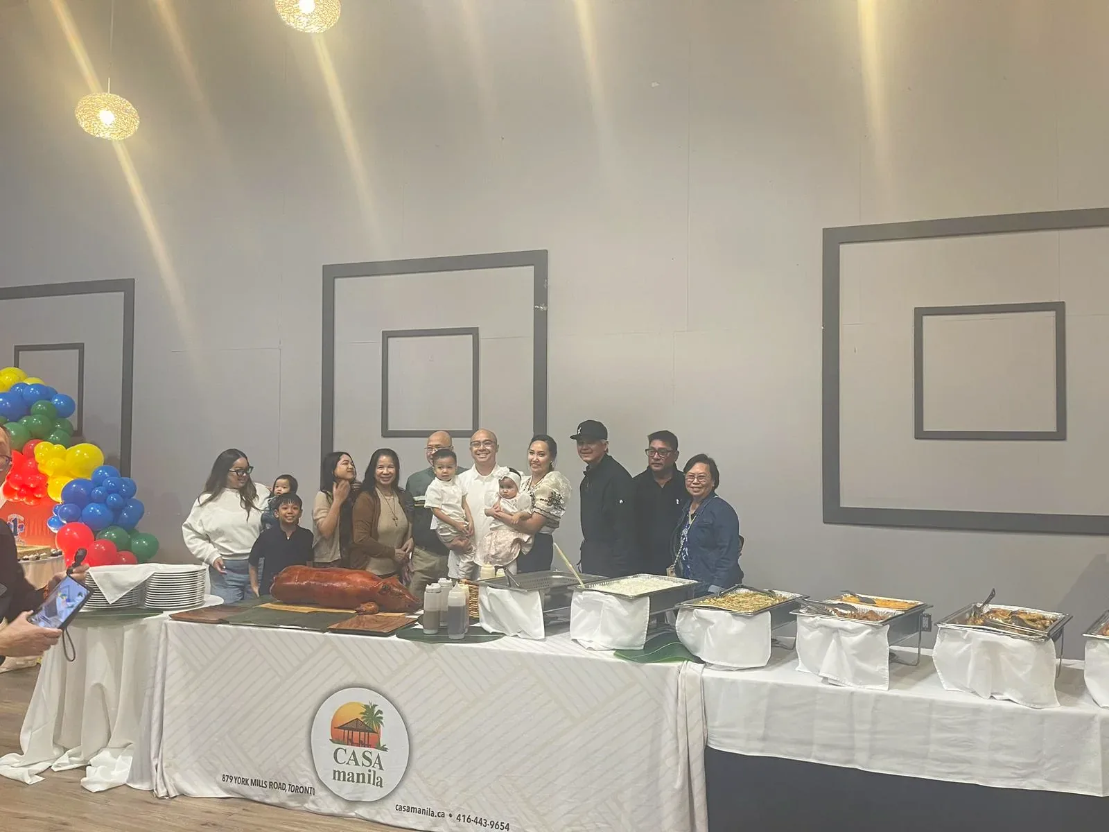 Hosted celebration at Casa Manila