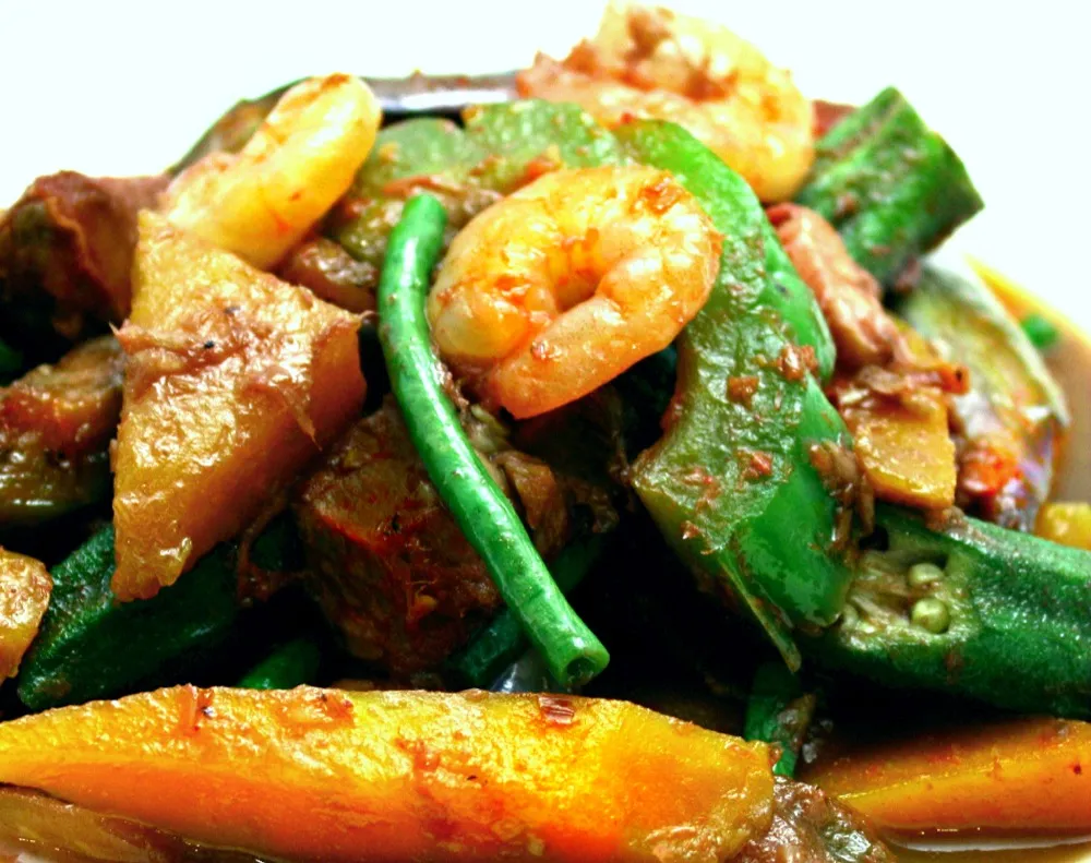 Tropical Vegetables & Shrimp | Pinakbet