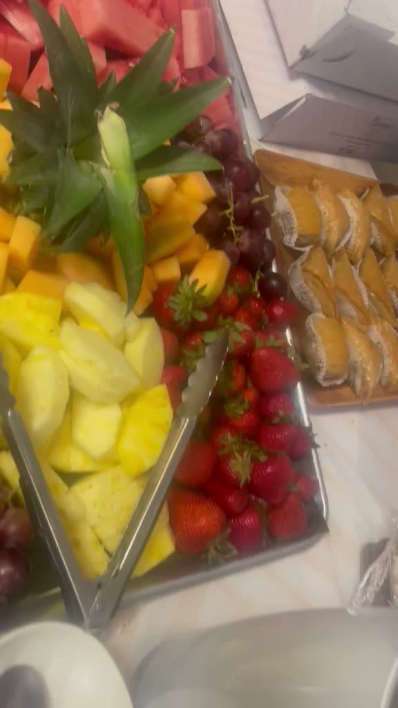 The morning's fruit